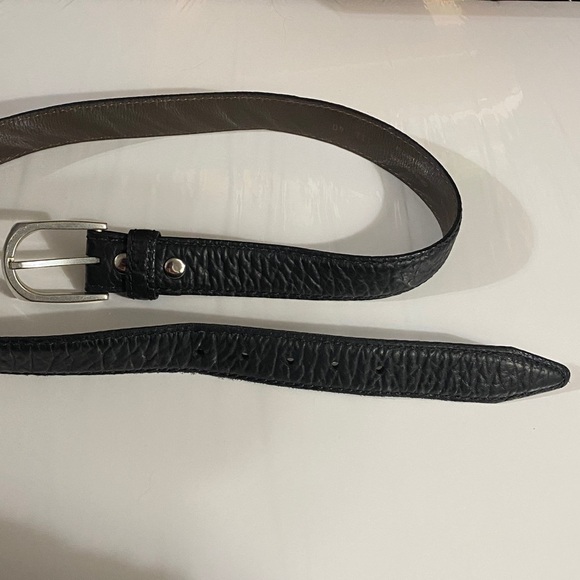 EUC Overland Genuine American Bison Leather Belt, Made in USA, Sz 40, Neutral - Picture 8 of 16